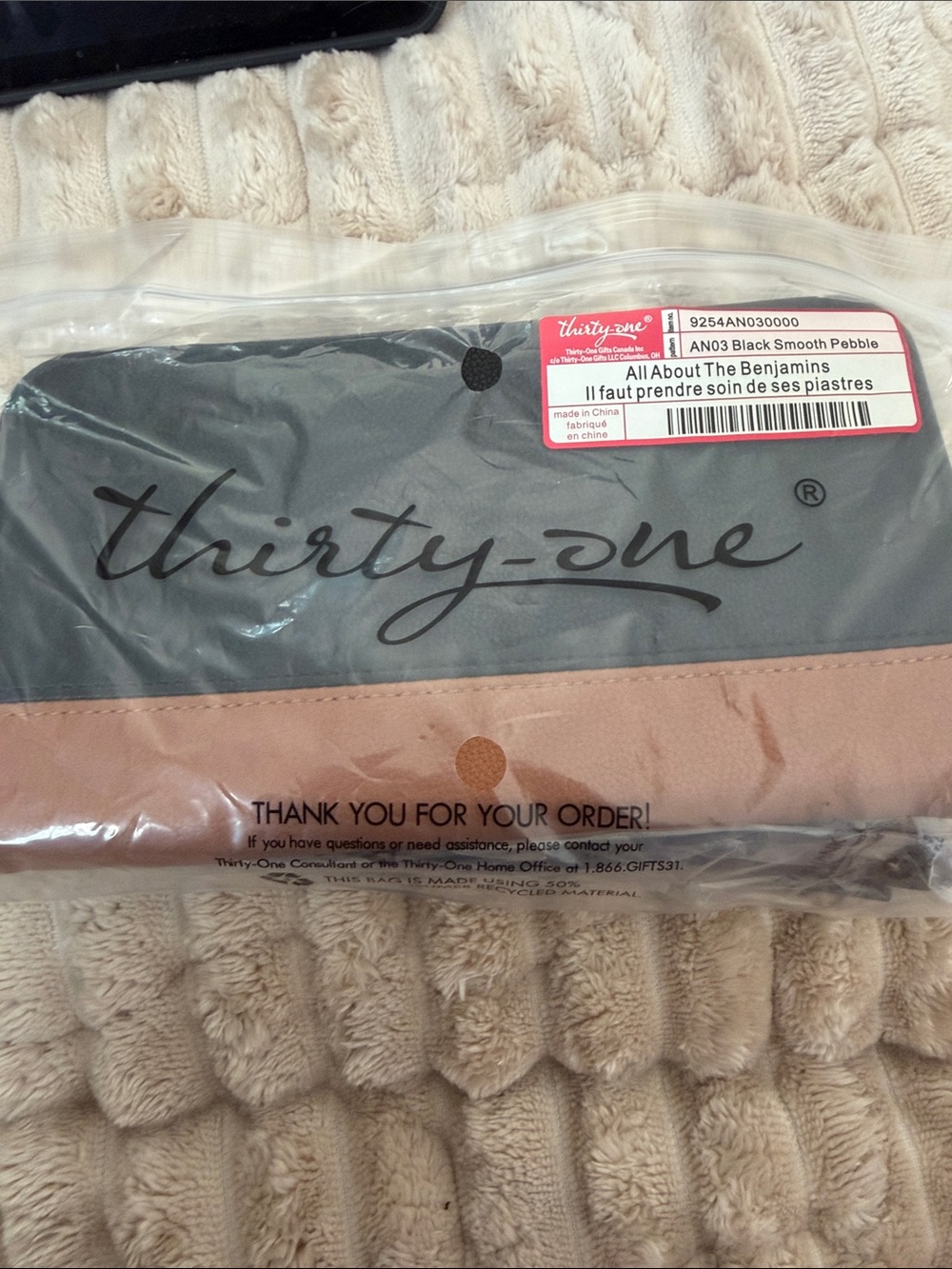 Thirty-one All About the Benjamins Wristlet